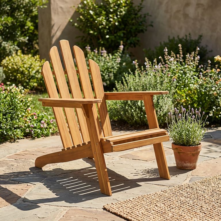 Silla para Terraza Madera Anakena Natural 92x88x74 cm