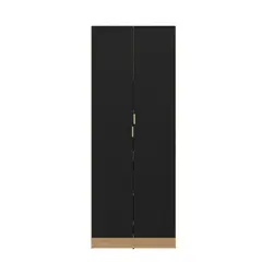 JUST HOME COLLECTION - Mueble de cocina Despensa Negra 61 cm