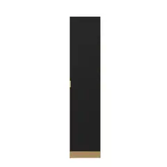 JUST HOME COLLECTION - Mueble de cocina Despensa Negra 31,5 cm