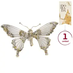 DEAR SANTA - Mariposa 15 cm Champaña Noche Dorada