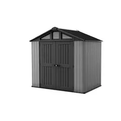 KETER - Bodega de Jardín Stronghold Negro, Gris 241x248x183 cm