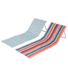 KLIMBER - Reposera Plegable Playa Plástico Diseños Surtidos