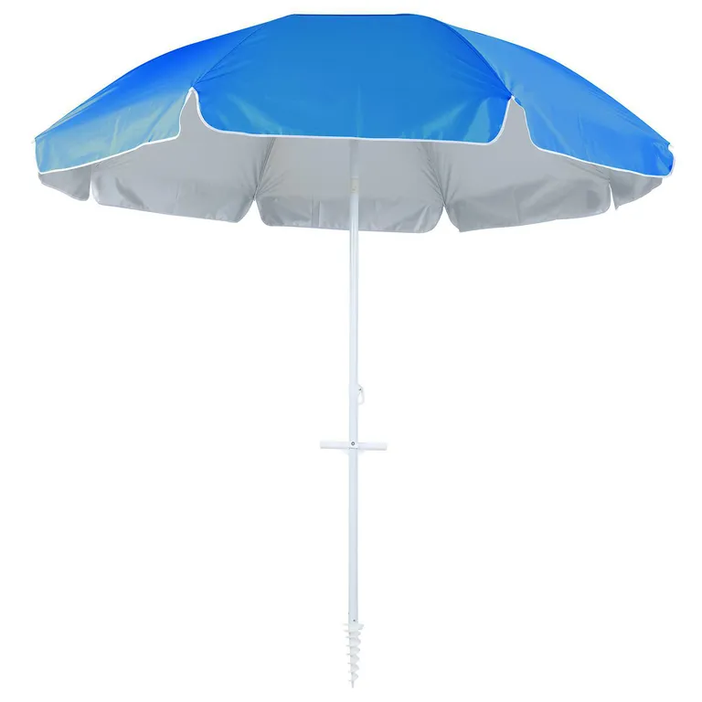Quitasol de Playa Aluminio 250x234 metros Azul