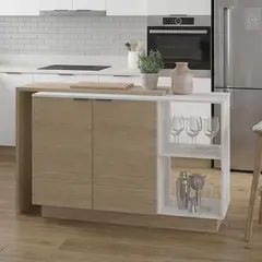 JUST HOME COLLECTION - Mueble de cocina barra isla 150 cm Sicilia