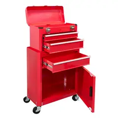 UBERMANN - Mueble organizador 2 en 1 + gabinete 20" rojo