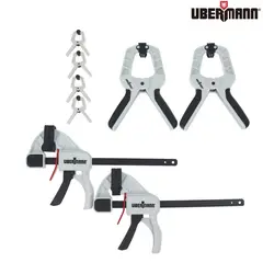 UBERMANN - Set 8 prensas y pinzas