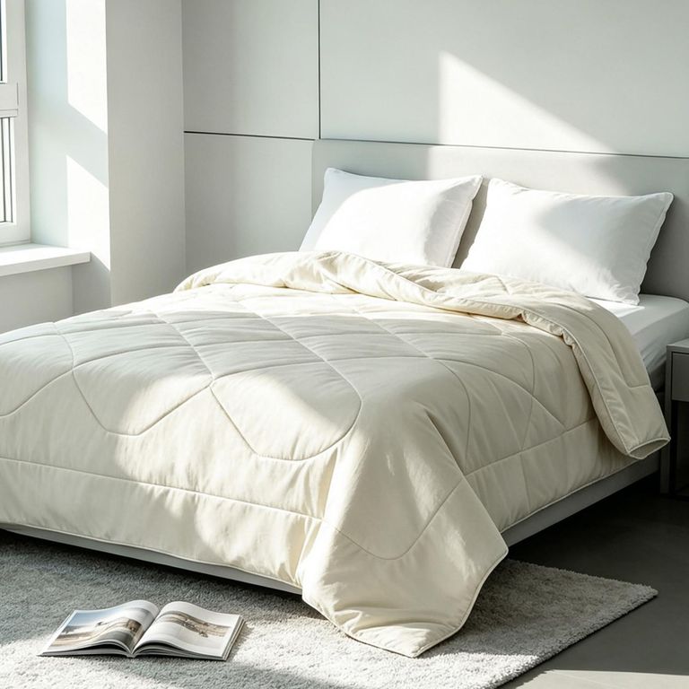 Quilt 2 plazas Coolmax Beige