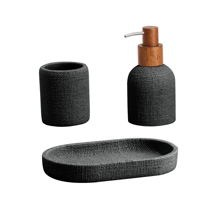 Set de 3 Accesorios Negro