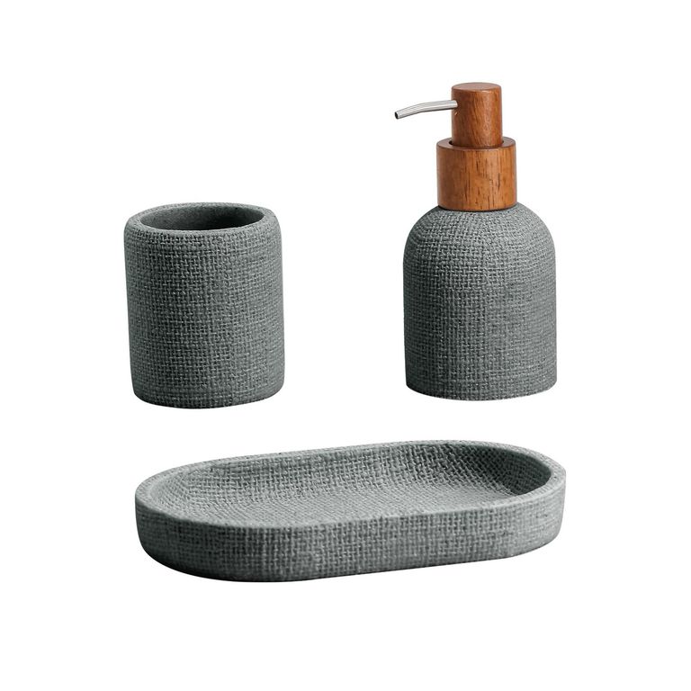 Set de 3 Accesorios Gris