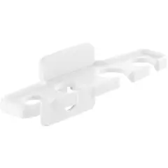 MAGLA - Soporte para cepillo de dientes plástico blanco