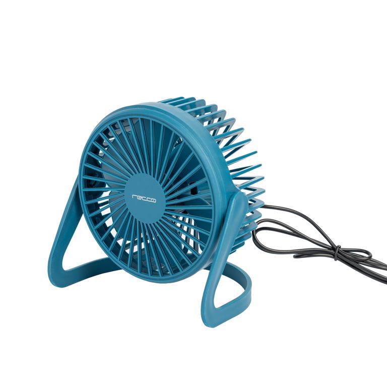 Ventilador USB Sobremesa Azul