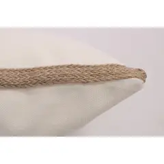 JUST HOME COLLECTION - COJIN TERRAZA RAYA BEIGE 30X50 Beige 30x50 cm