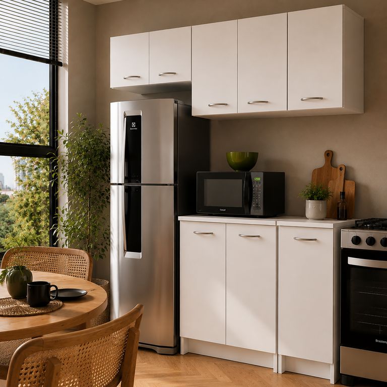 Combo Cocina Lissa 1,5 m Blanca