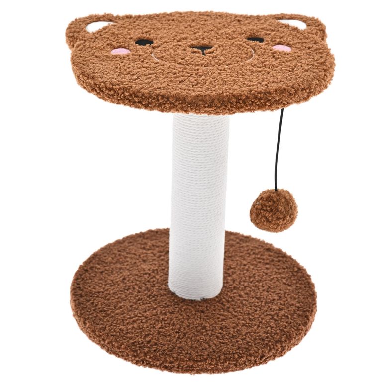 Rascador para gato look oso 26x29cm