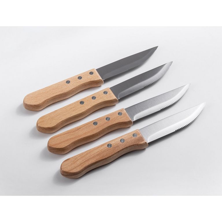 Set 4 cuchillos parrilleros