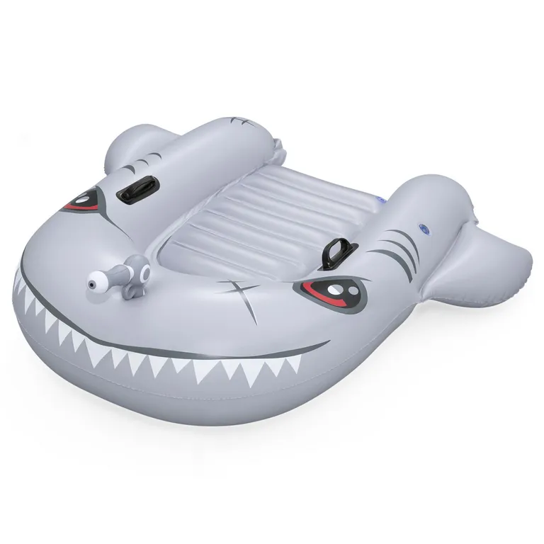 Flotador inflable Tiburón Multicolor 109x26x117 cm