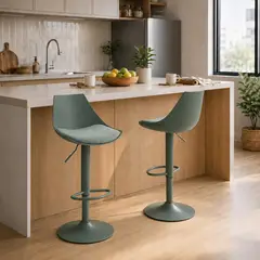 JUST HOME COLLECTION - Set 2 Sillas Ethan Verde 104x38x47 cm