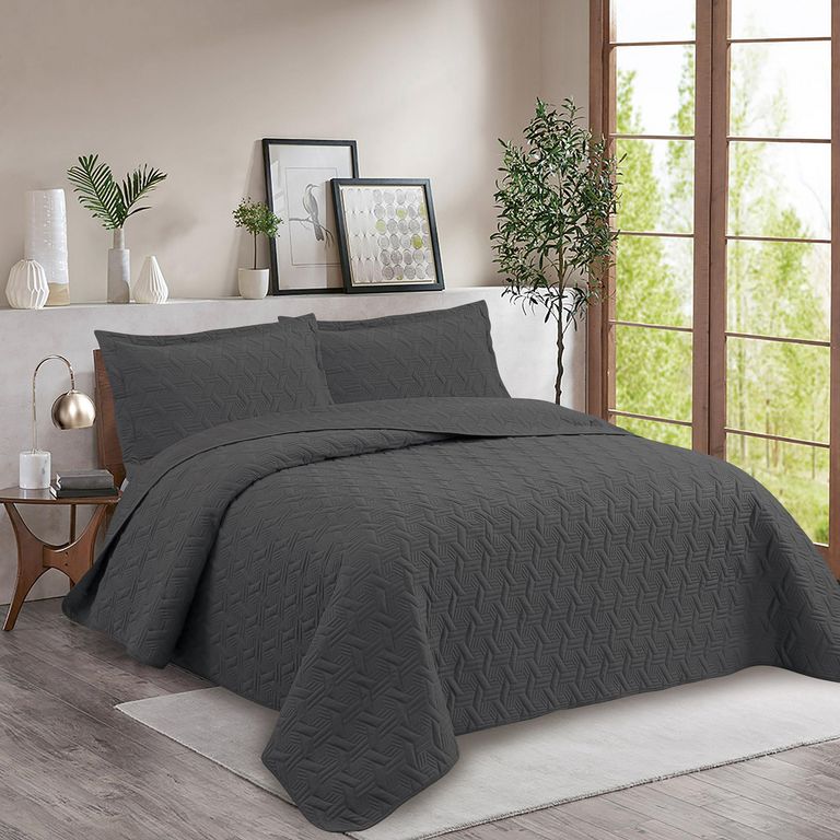 Quilt 2 plazas Ultrasonic Gris