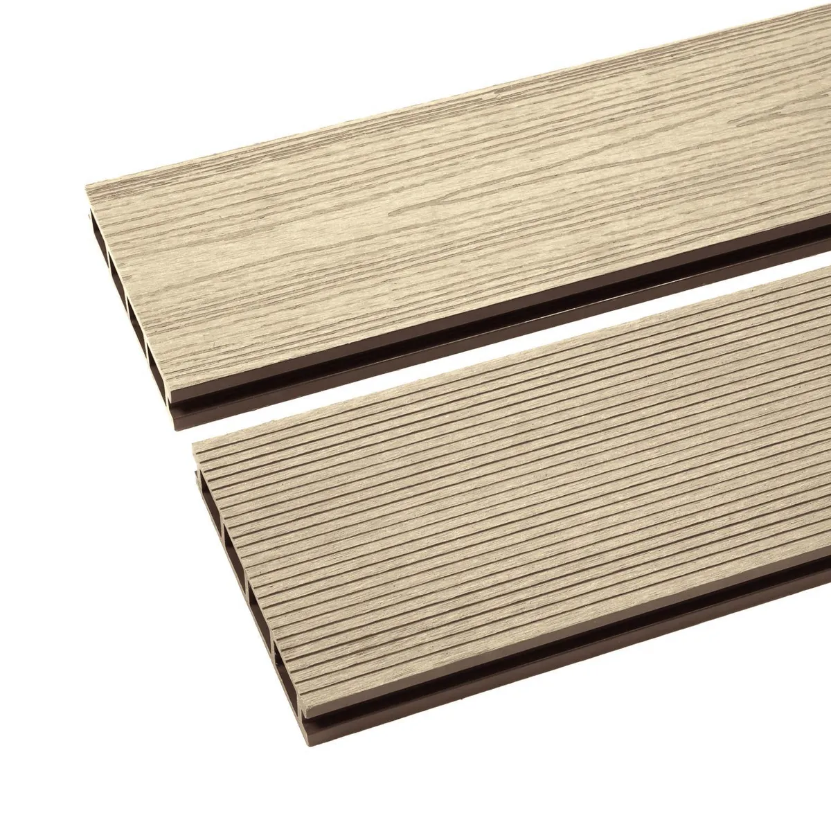 Tabla Deck 2.5 mm WPC Beige 14.6x290 cm , marca HOLZTEK - Foto Principal