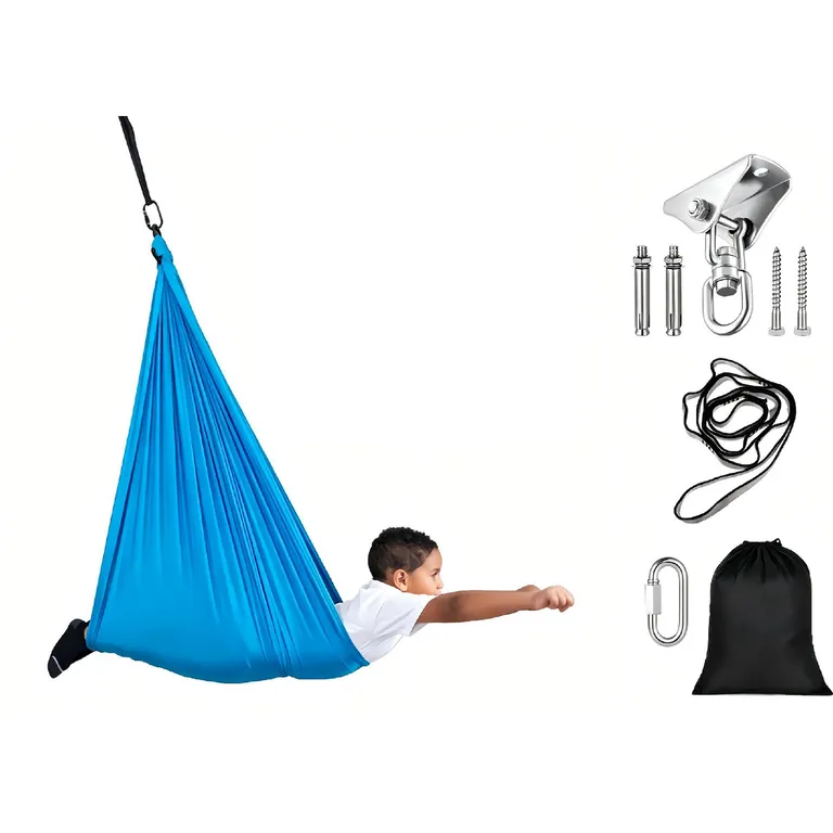 Hamaca Columpio Niños 30x5.5x25 cm Azul