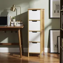 JUST HOME COLLECTION - Cajonera Organizadora 4 Cajones 32x32x110 cm