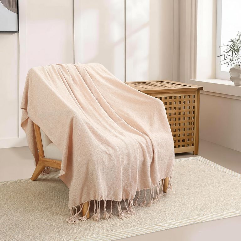 Manta Clasica Queen Beige