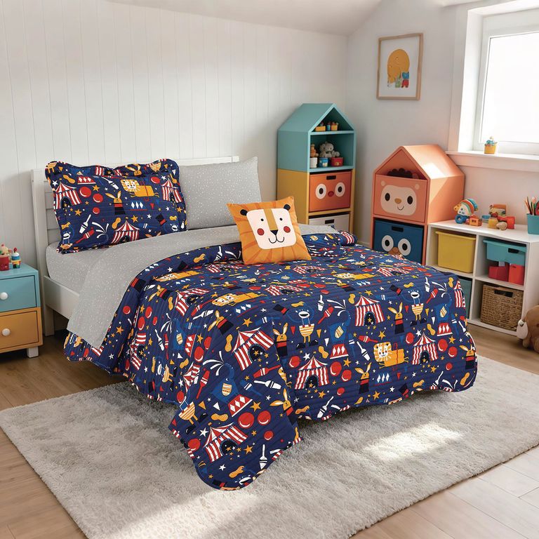 Quilt 1.5 plazas Infantil Multicolor