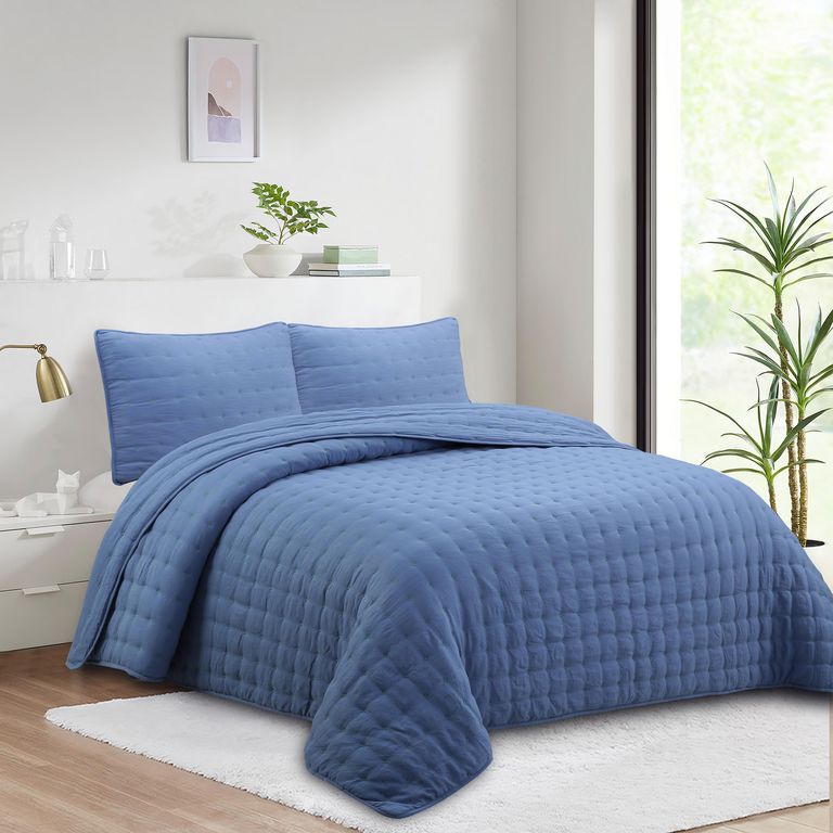 Quilt 1.5 plazas Teen Azul