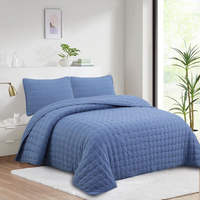 Quilt 1.5 plazas Teen Azul