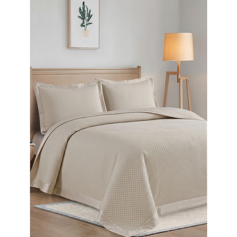 Quilt King Liso Beige
