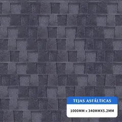 BOLKOW - Teja Asfaltica 34x100 cm 5.2 mm Negro