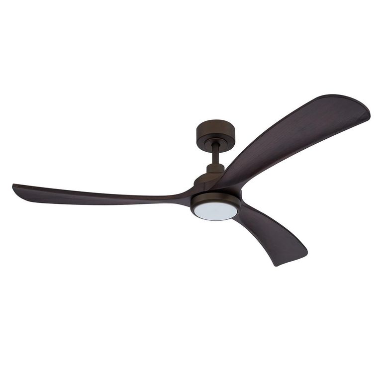 Ventilador Led Prima 3 Aspas Bronce Env