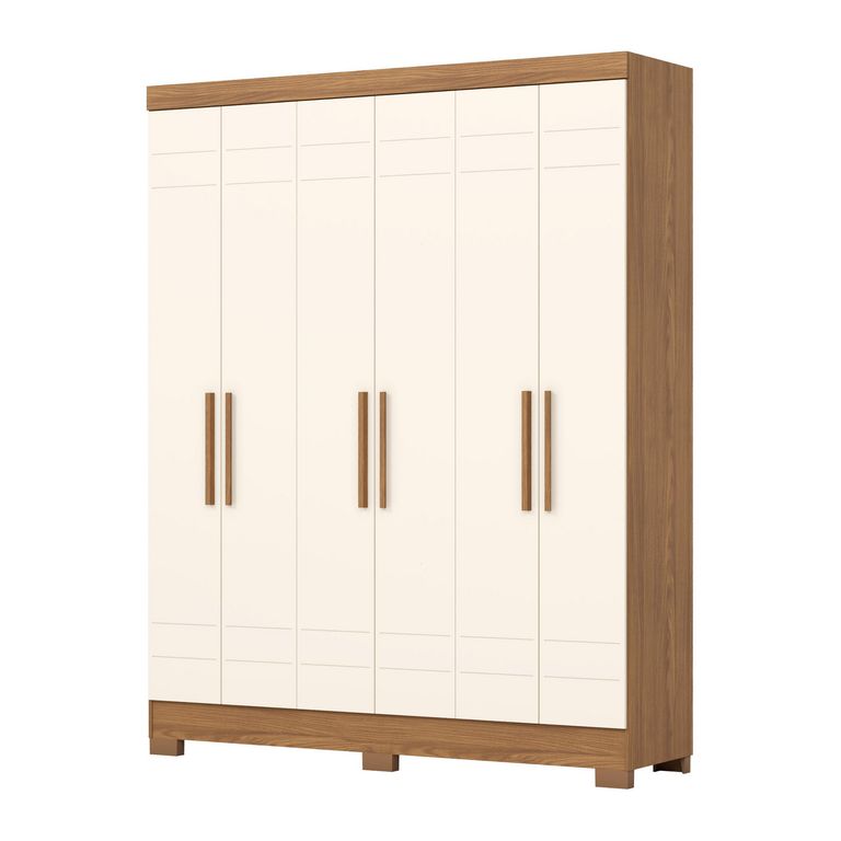 Clóset 6 Puerta(s) 2 Cajón(es) 10 Repisa(s) 160x200x43.5 cm Blanco