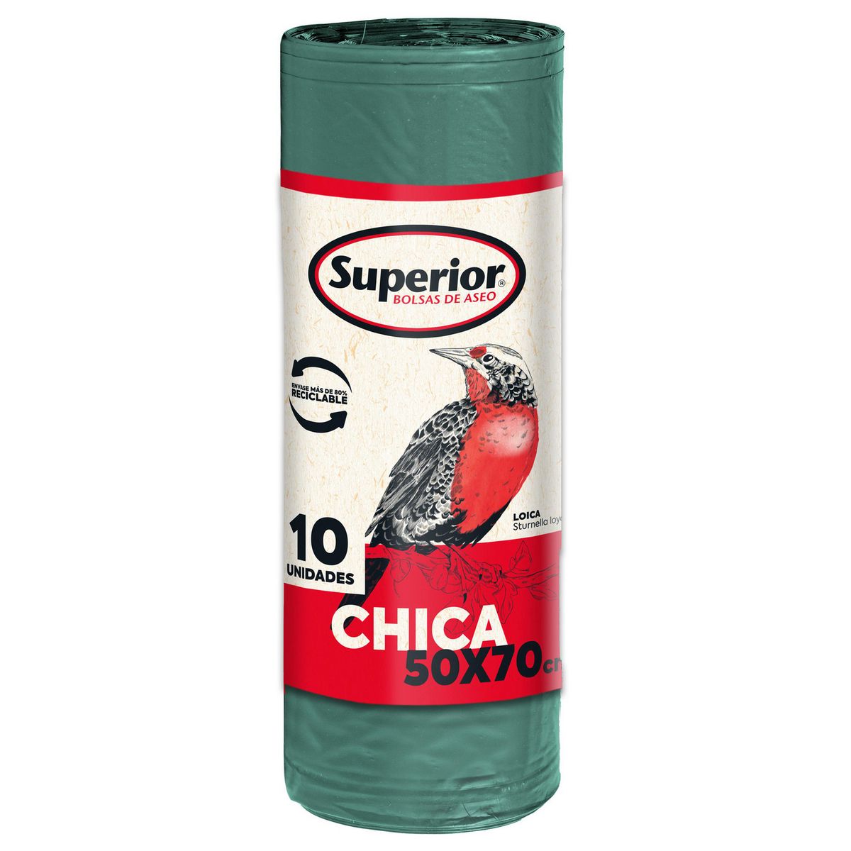 SUPERIOR - Bolsa de basura 50x70 cm 30 Litros 10 unidad(es)