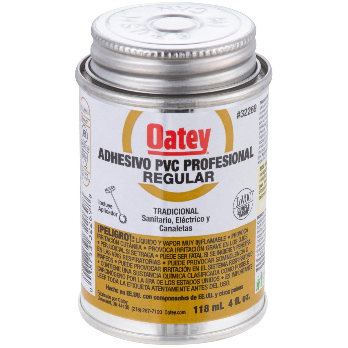 OATEY - Adhesivo PVC 118 ml Tradicional Profesional