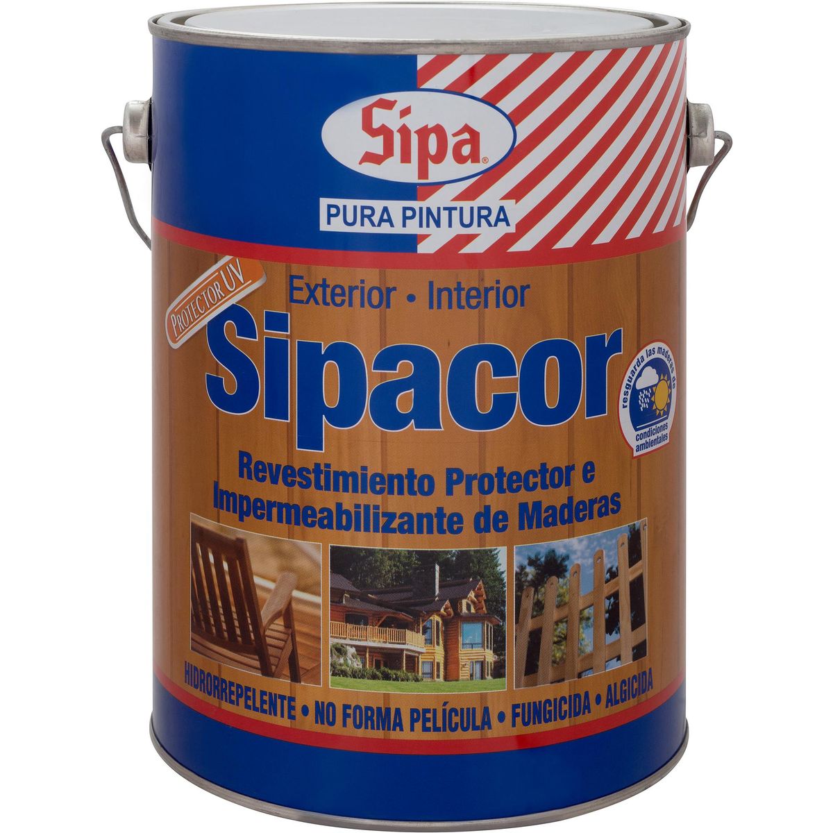 SIPA - Preservante de Madera Brillante 1 galón(es) Incoloro