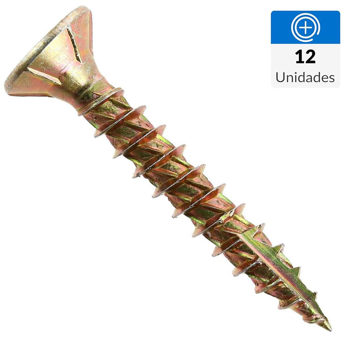 FIXSER - Tornillo Madera Madera 1-1/4 " 9 mm 12 unidad(es)