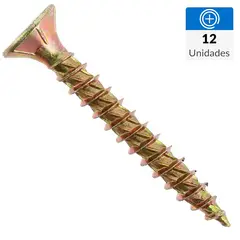 FIXSER - Tornillo Madera Madera 1-3/8 " 9 mm 12 unidad(es)