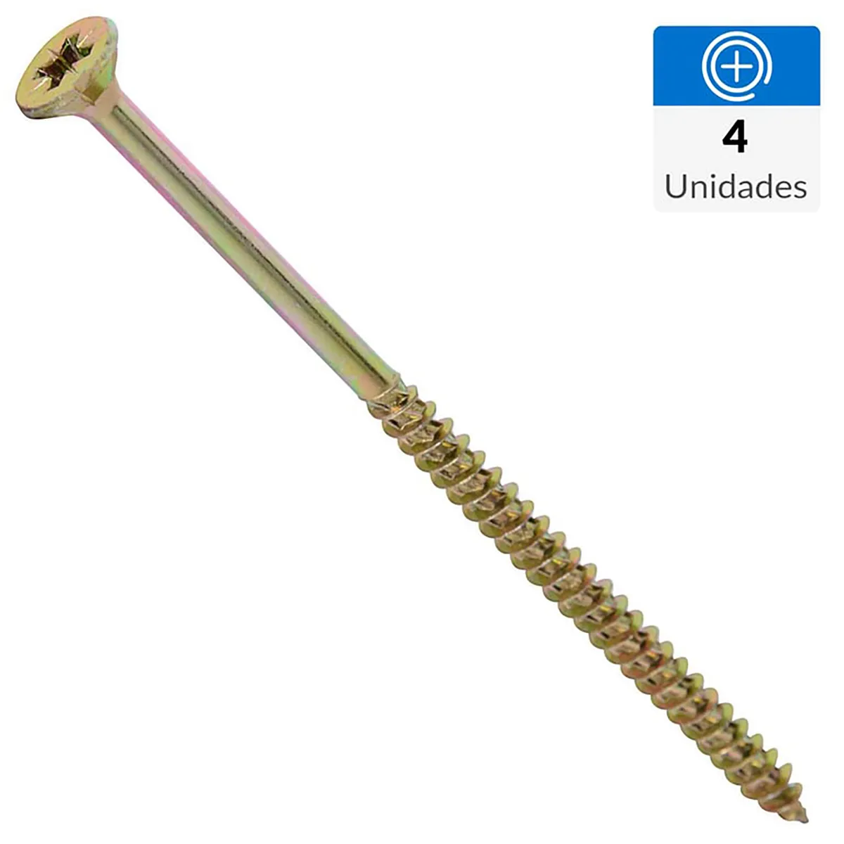 FIXSER - Tornillo Turbo screw Madera Madera 4-3/4 " 14 mm 4 unidad(es)