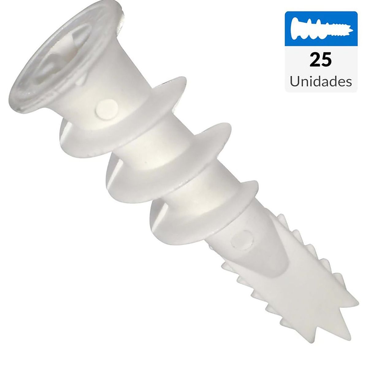 MAMUT - Tarugo volcanita autoperforante 15 mm 25 unidades