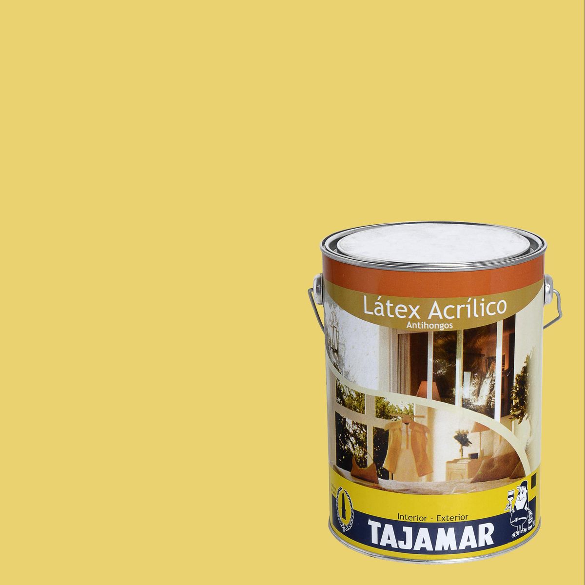 TAJAMAR - Pintura Látex Acrílico 1 galón(es) Mate Naranjo Calameño