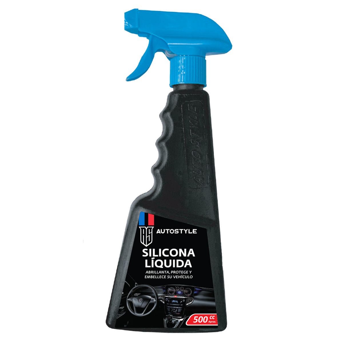 AUTOSTYLE - Silicona en Spray Autostyle 500 ml para Auto Brillo y Protección