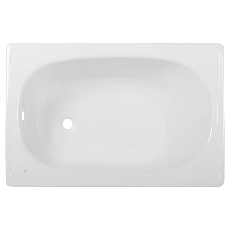 Tina de Baño 105x70 cm Rectangular Acero Esmaltado