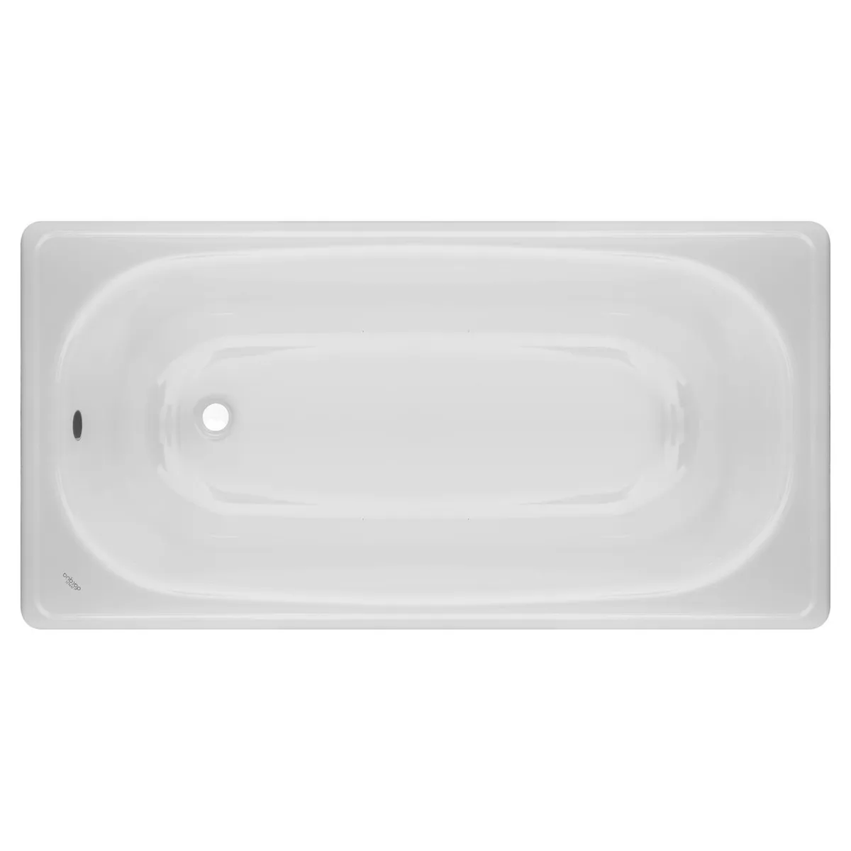 SENSI DACQUA - Tina de Baño 140x70 cm Rectangular Acero Esmaltado