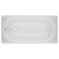 Tina de Baño 140x70 cm Rectangular Acero Esmaltado