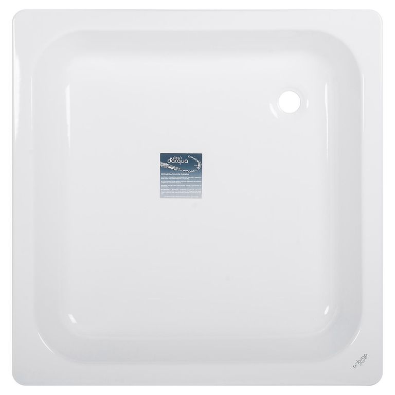 Receptáculo para ducha 13,5x70x70 cm blanco