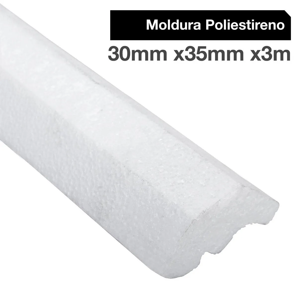 AISLAPOL - Molduras poliestireno expandido MAF 30x35 mm x3m