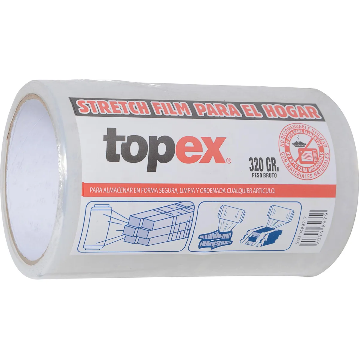 TOPEX - Plástico stretch para embalaje rollo