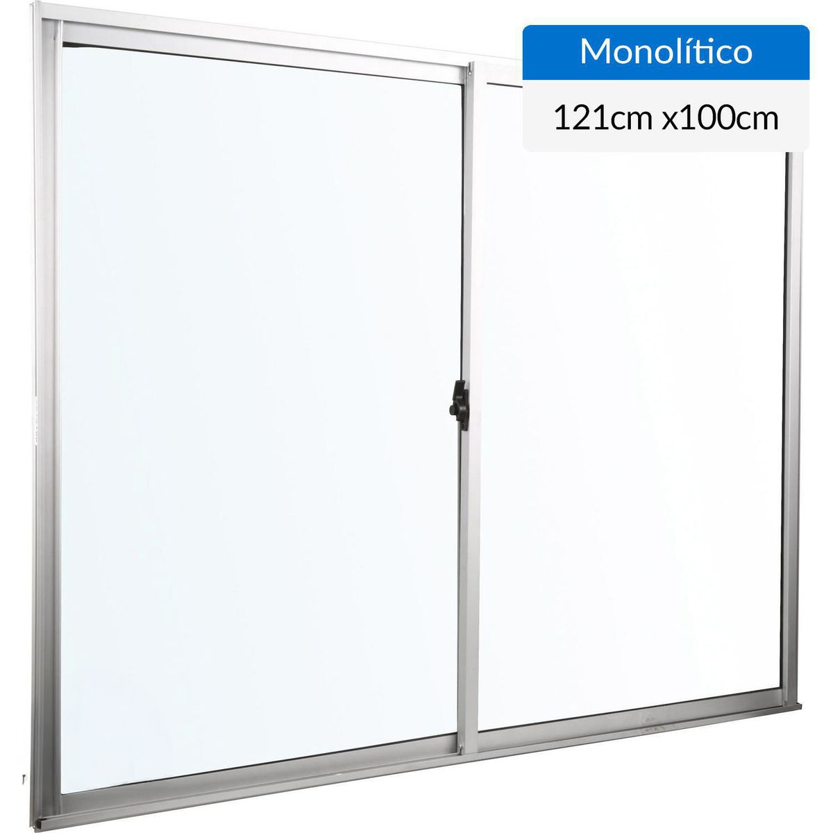 WINTEC - Ventana aluminio 121x100 cm monolítico mate corredera