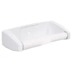 MAGLA - Portarollo de papel higiénico plástico Blanco